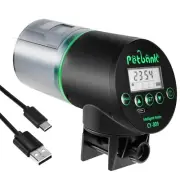 Automatic Fish Feeder for Aquarium - Rechargeable Fish Food Auto Dispenser Va...