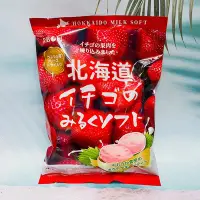 在飛比找Yahoo!奇摩拍賣優惠-日本 RIBON 立夢 北海道草莓牛奶糖 300g 大包裝 