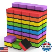 MaxGear 72 Pack Whiteboard Erasers, Magnetic Dry Erase Eraser, Mini Whiteboar