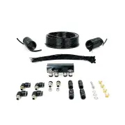 SAAS Diff Breather Kit 4 Port incl Nylon Bushes for Mitsubishi Pajero NM NP