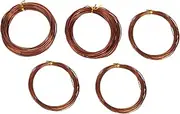 Yardenfun 5 Rolls bonsai tool set Plant Branches wires Bonsai Tree Training Line Plants Climbing Wires DIY tools houseplants live indoor Plants Support Rack to climb aluminum cable tie