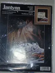 Janlynn Northern Lights Snow Wolves Sky Spirit #013-244 Cross Stitch Kit new