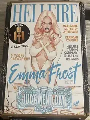 DAVID NAKAYAMA EMMA FROST SIGNED ART PRINT 11x17 c2e2 white queen hellfire gala
