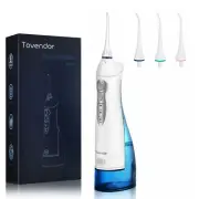TOVENDOR Electric Water Flosser, Cordless Dental Oral Irrigator - 3 Modes, 3 ...