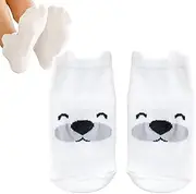 [Sctorikykt] Baby Non-Slip Socks,Kids Socks with Grippers - Ankle No Show Socks Fashion Novelty Cotton Socks Non-Skid Slip Slipper Crew Socks