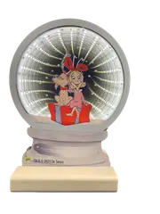 Dr Seuss 20cm Infinity Snow Globe Cindy Lou and Max