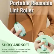 Portable Reusable Lint Roller Washable Pet Hair Remover for Clothes Travel Eco