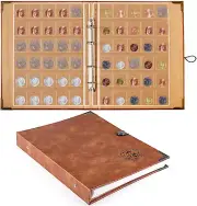Coin Collection Book Holders for Collectors 2024, 600 Pockets Coin Organizer