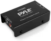 Pyle Phono Turntable Preamp - Mini Electronic Audio Stereo Phonograph Preamplifi