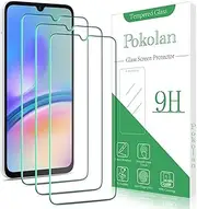 Pokolan [3 Pack] Screen Protector for Samsung Galaxy A05s, A05 Tempered Glass, 9H Hardness, Case Friendly, Anti-Scratch, Bubble-Free, Easy to Install
