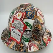 Hard Hat custom hydro dipped , FULL BRIM BEER BOMB CERVESA BULLARD