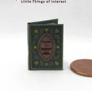 FRENCH POETRY Miniature 1:12 Scale Readable Book Poems of Francois Villon