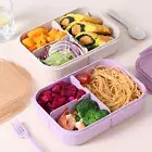 Bento Box Sturdy Microwave Safe Microwave Picnic Fruit Container Plastic