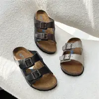 在飛比找蝦皮購物優惠-德國 BIRKENSTOCK 勃肯鞋  軟木 光皮 雙釦 戶