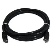 8Ware 25cm Cat6a UTP Snagless Ethernet Cable Network LAN RJ45 Connector Black