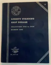 Whitman Coin Collecting Folders - New / Old Stock - Liberty Standing Half Dollar