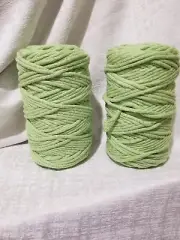 Macrame Craft Cord 5mm 200 meters - Pistachio Green Set of 2