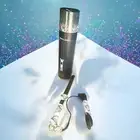 FAHRENHEIT 1" White Snake Wild Animal Print Graduated Ceramic Curling Iron NIB