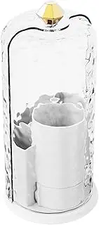Concealed Toothbrush Holder, 360° Rotating Bathroom Waterproof Dustproof Toothbrush Holders, Make Up Brush Holder Organizer for Vanity Makeup Brushes Holder