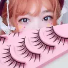False Eyelashes Japanese Cosplay Eyelashes Extension Natural Long Wispies