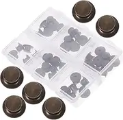 [COHEALI] 40pcs Diy Metal Pin Backs for Enamel Lapel Pins Locking Safety Backs for Badges