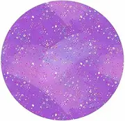 Purple Splash Circular Micro Fleece Blanket 60" One Size