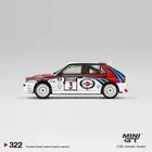 MINI GT 1:64 Model Car Lancia Delta HF Integrale Evoluzione 1992 Rally Alloy-LHD