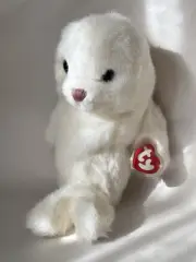 TY 1997 Plush White Seal Pup 10in Beanie MISTY New Vintage W/Tag