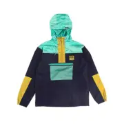 DGK Dirty Ghetto Kids "Ruckus" Windbreaker Jacket (Navy) Men's Half Zip Up