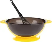 Labymos Ha Dye Colouring Bowl with Sucker String Rod Plastic Dye Cream Dyestuff Mixing Bowl Barber Salon Tint Hadressing Color Styling Tools