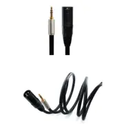 1/8 to XLRs Male Cable XLRs Male to 3.5mmAUX for Sound Cards Electronic Devices