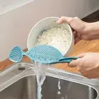 Rice Drainer Multifunction Cooking Filter Spoon Rice Sieve Colanders Strainer