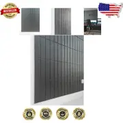 Modular Gray-Black Felt Wall Tiles - 24 Panels for Stylish Bulletin Boards
