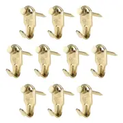 Picture Hangers Photo Frame Hanging Hooks Kit w Nails Holds 10 lbs 50 Pcs