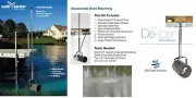 NEW Dock Mount Aquasweep Muck Blaster Circulator, 1/3 HP, 115V 50' Cord De-Icer