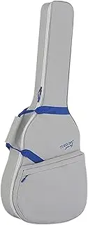 Perfeclan Acoustic Guitar Bag Guitar Gig Bag Professional Portable 40inch 41inch Dustproof Storage Case Guitar Case Instrument Supplies, Gray Blue