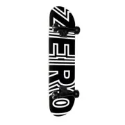 Zero Skateboard Complete Bold Black 7.75" - Factory Assembled