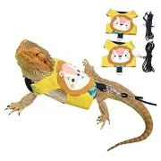 2 Pack Bearded Dragon Harness and Leash with Adjustable for Lizard Reptile