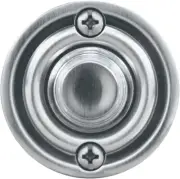 Heath/Zenith HX-702-SN Wired Push Button-Recessed Mount-LED Halo-Lighted Center