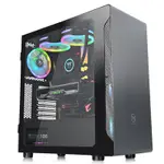 【現貨】TT（THERMALTAKE）啟航者A1 PRO 鈦灰銀 機箱水冷電腦主機（支持ATX主板/支持360水冷/磁吸