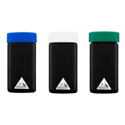 Miron Glass 100 Ml(3.3Oz) 3Pack Tall Black Ultraviolet curing jars Freeshipping