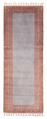 Vintage Hand-knotted Runner Rug 2'9" x 7'9" Traditional Wool Carpet