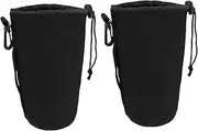 DOITOOL Neoprene Camera Lens Pouch Bag Shockproof Thermal Insulation Protector for DSLR Lens Accessories Fit for Professional Hobbyist Photographers