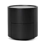 Nithya Bedside Table - Full Matte Black