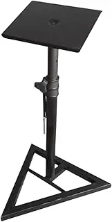 Speaker Stand Floor Studio Monitor Stand Pole Mount with Square Platform Heavy Duty 70-110cm Speaker Support Sound Rack