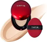 TIRTIR Mask Fit Red Cushion Foundation | Long-Lasting, Lightweight, Buildable Coverage, Semi-Matte Finish, Korean Cushion Foundation (#21C Cool Ivory, 0.15 Fl Oz)