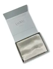 [Lujo Home] Silk Sheets in Ivory White