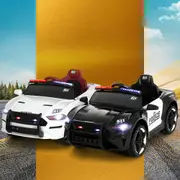Rigo Kids Police Ride On Car Electric Patrol Cars Battery Powered Remote Control