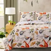 Barefoot Bungalow Willow Quilt, Bedding, Bedspread Set, King, Off/White