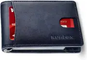 RUNBOX Minimalist Slim Wallet for Men with Money Clip RFID Blocking Front Pocket